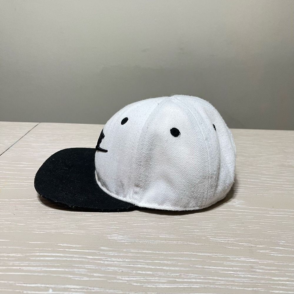 Nike Hat Cap SnapBack White Black Logo Swoosh Adjustable Youth Toddler - Picture 3 of 6